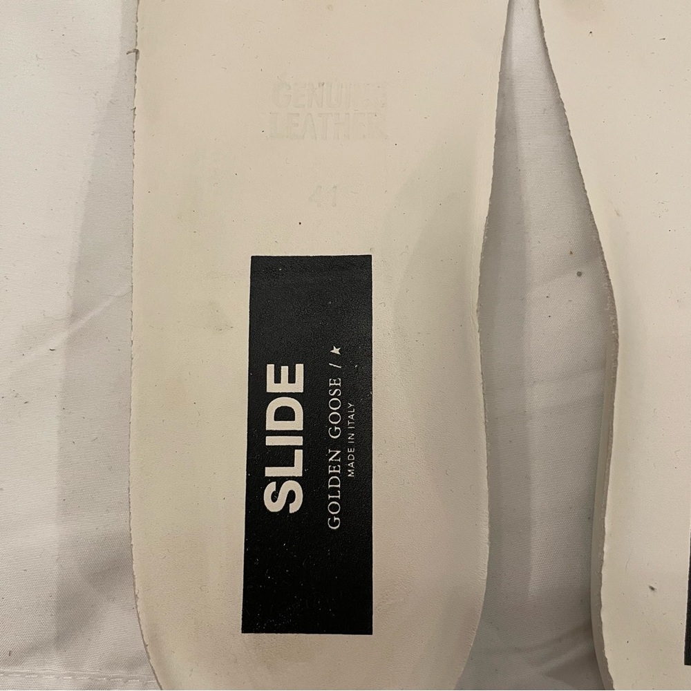 Golden Goose High Top Slide in Leather with Suede Details size 41, US Women's 11 - Picture 8 of 12